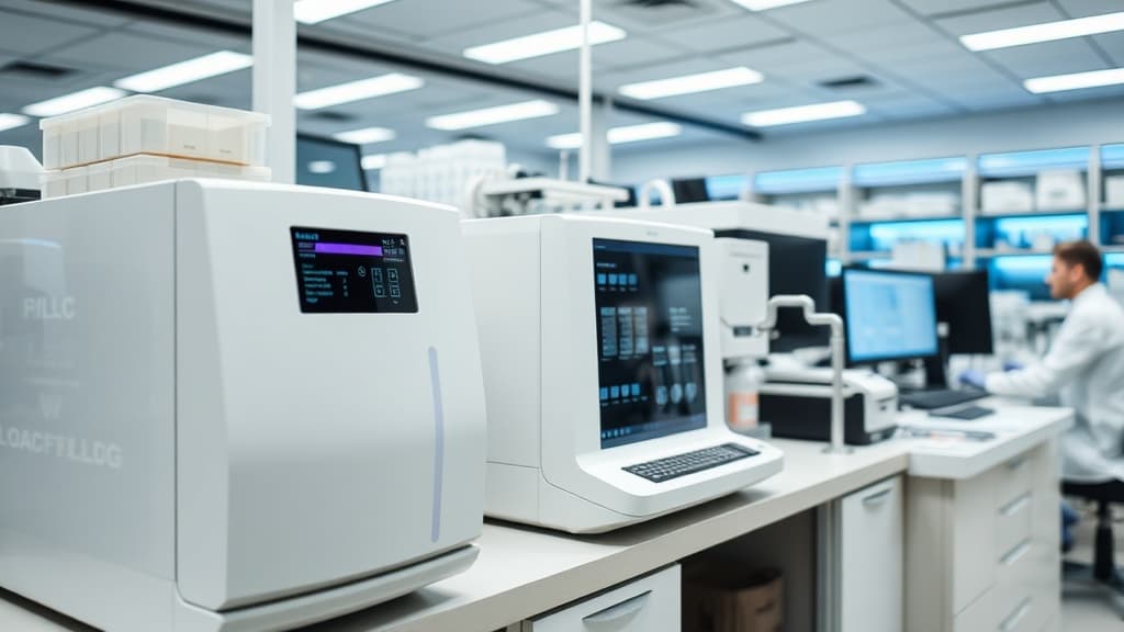 HPLC equipment used by the third-party laboratory that tests Premio Peptides stock